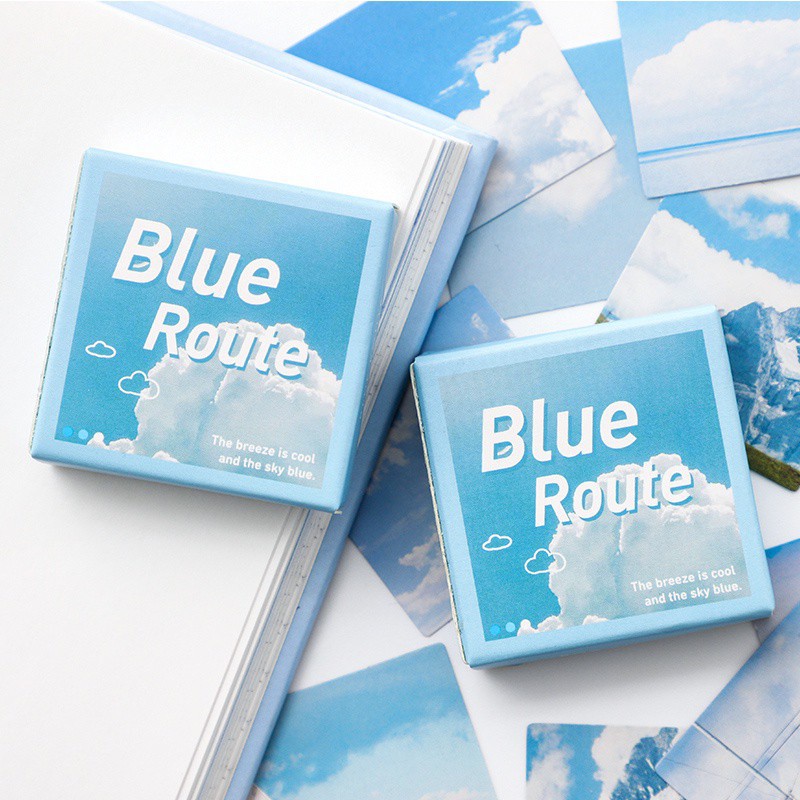 Bộ 46 sticker Mây trắng trang trí sổ tay bullet journal M283
