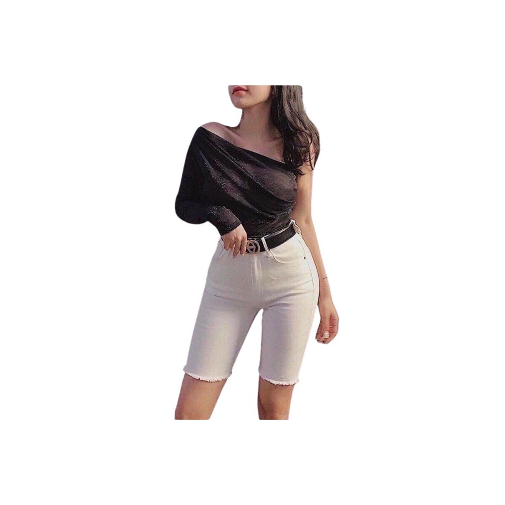 HCM Quần ngố kaki Nữ trắng đen huyền thoại SN01⚡SALE KỊCH LIỆT