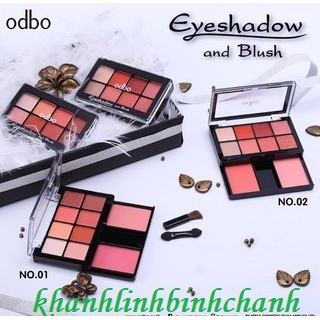 Phấn mắt kèm má hồng 2in1 Odbo Thái Lan