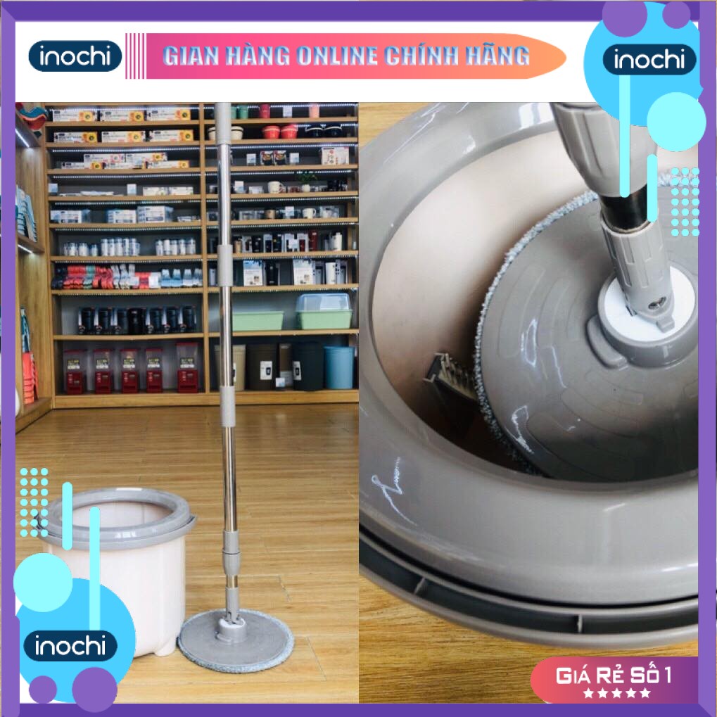 Bộ cây lau nhà tròn xoay 360 Inochi-SM31