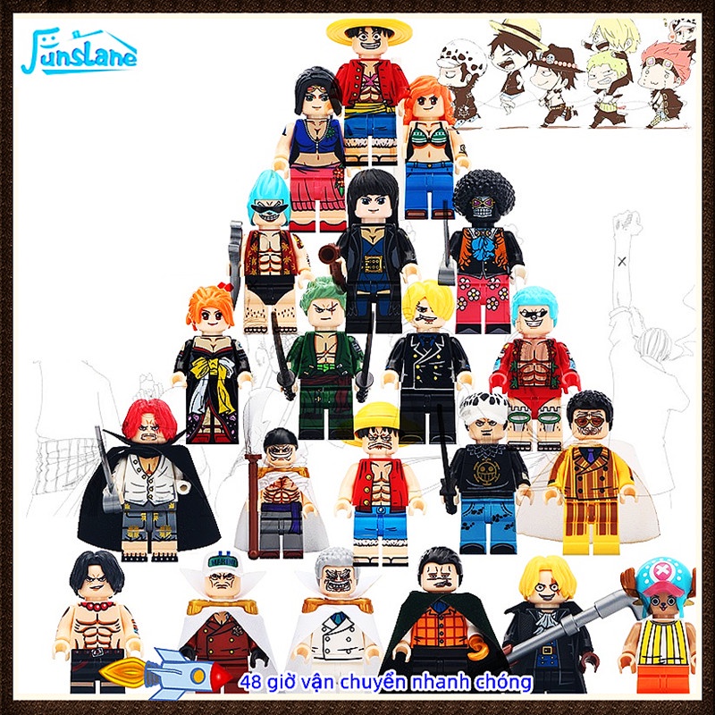 Mô hình lắp ghép FUNSLANE nhân vật phim hoạt hình one piece