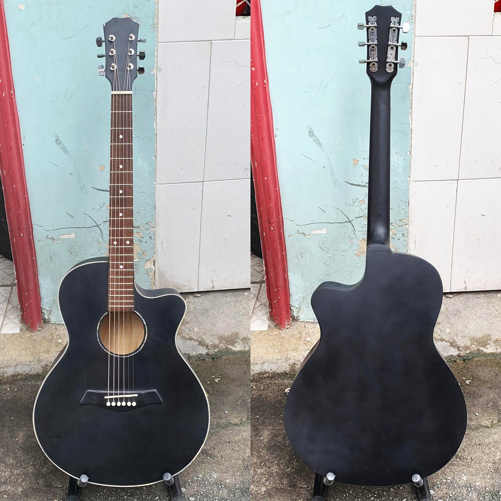 Nhiều màu  Đàn Guitar Acoustic gỗ ép | có ty chỉnh cong cần | BH 12 tháng