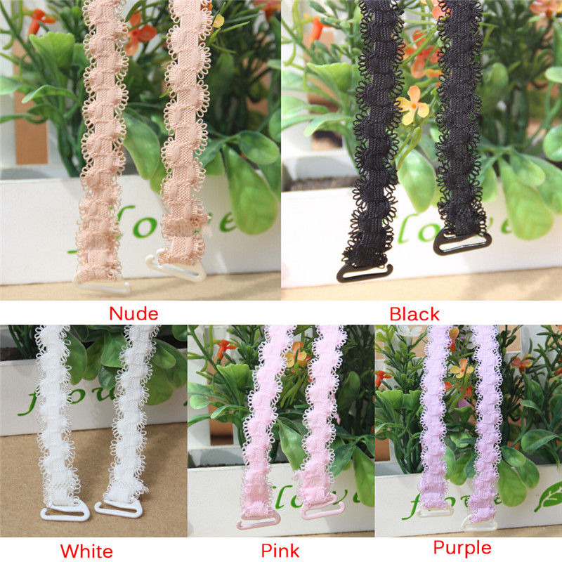 Dây áo ngực GJCUTE ren gợn sóng có thể điều chỉnh cho nữ