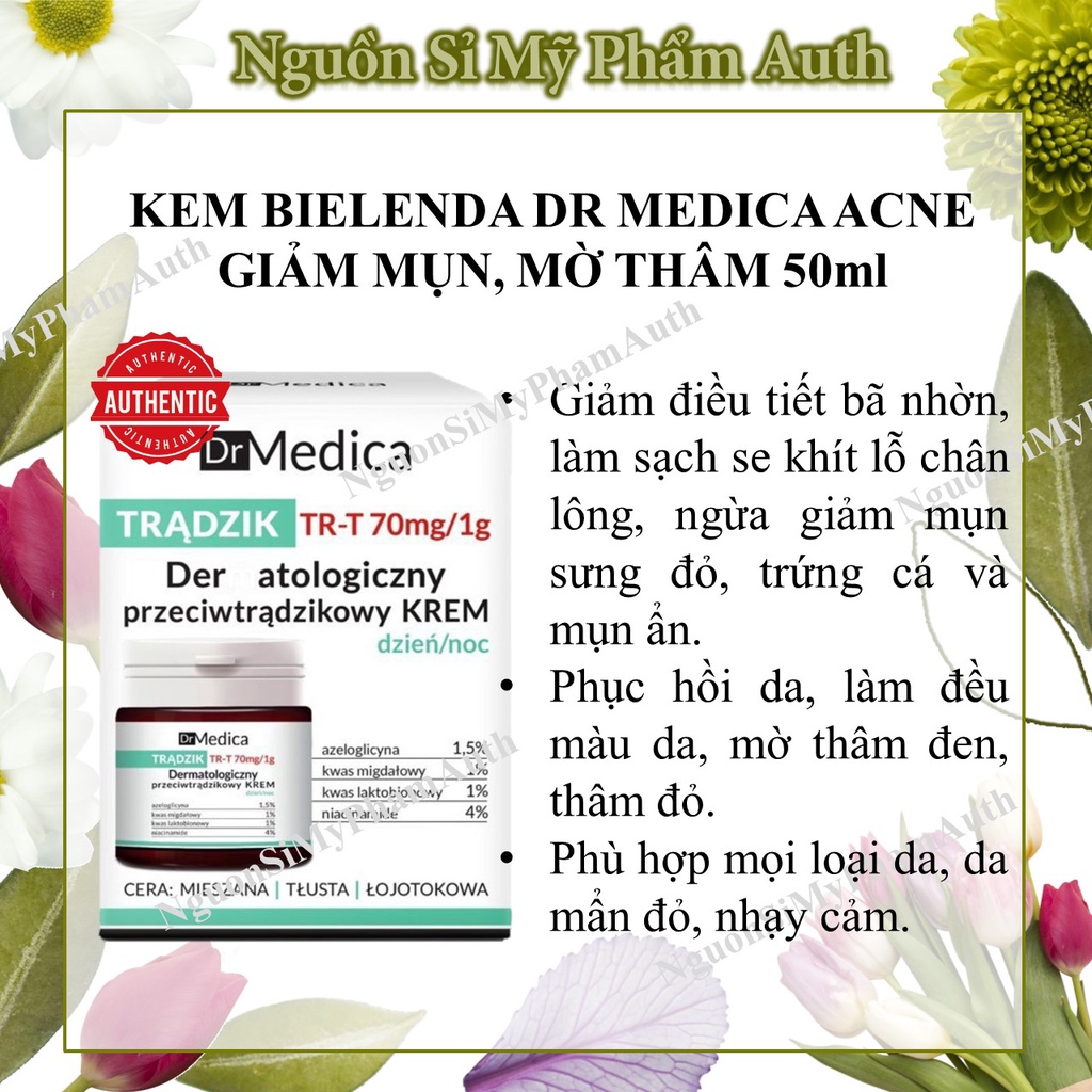 Kem  mụn trứng cá Bielenda Dr. Medica Acne