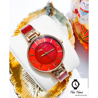 ( Sẵn 3 màu ) Đồng hồ nữ ANNE KLEIN #AK2210 kiềng đá ceramic. Case 34mm. 3atm