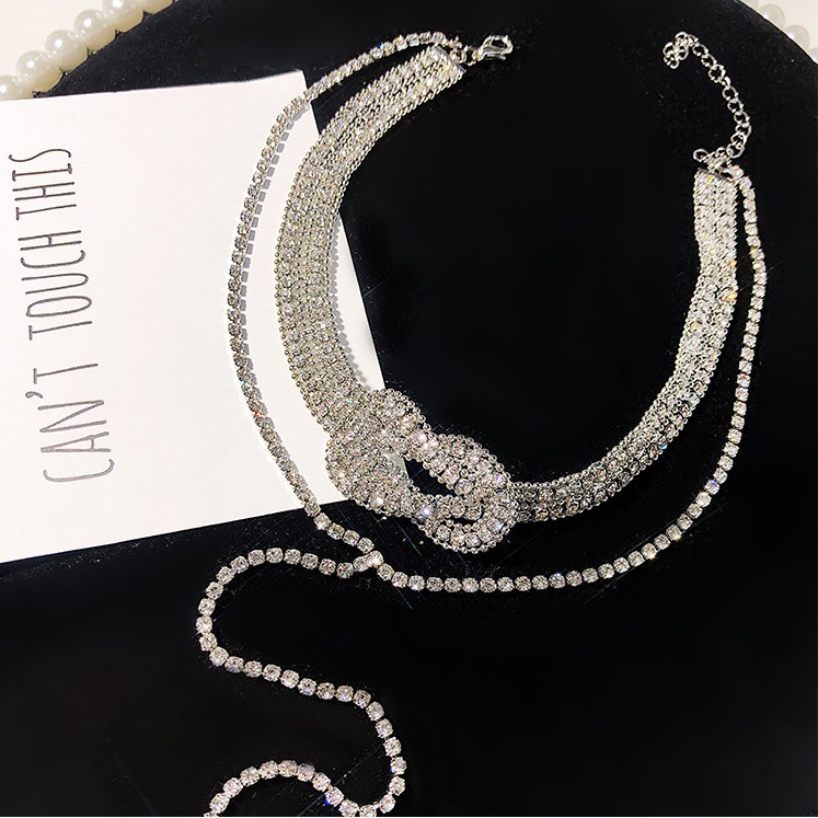 VÒNG CỔ CHOKER ĐÍNH ĐÁ CAO CẤP - MELY 681