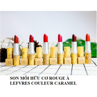 -Son môi hữu cơ Couleur Caramel của Pháp