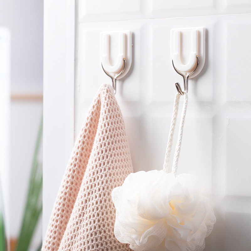 Set 6 Móc Treo Đồ Gắn Tường Không Đường Viền Tiện Dụng