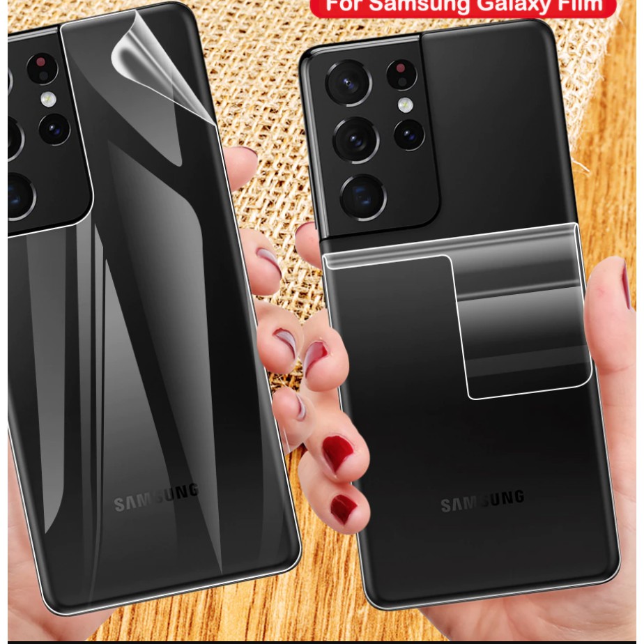 Miếng dán cường lực Samsung S21 Ultra, S21 Plus, S21 Full 2 mặt trước sau, dùng cảm biến vân tay siêu nhạy như chưa dán