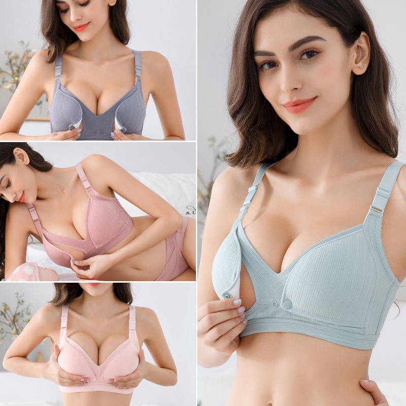 Phụ nữ mang thai cho con bú đồ lót cotton tinh khiết gỗ quần