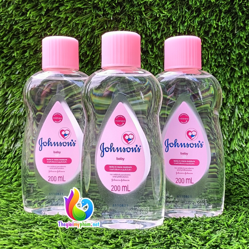 Free Ship_Chai 200ml Dầu Massage Dưỡng Ẩm Johnson s Baby Oil 200ml