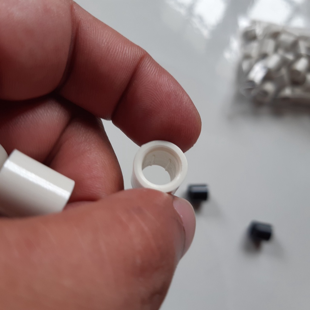 Phíp nhựa đầu cơ bida set 5 cái, phíp nhựa đen, trắng. 11mm , 12mm , 13mm