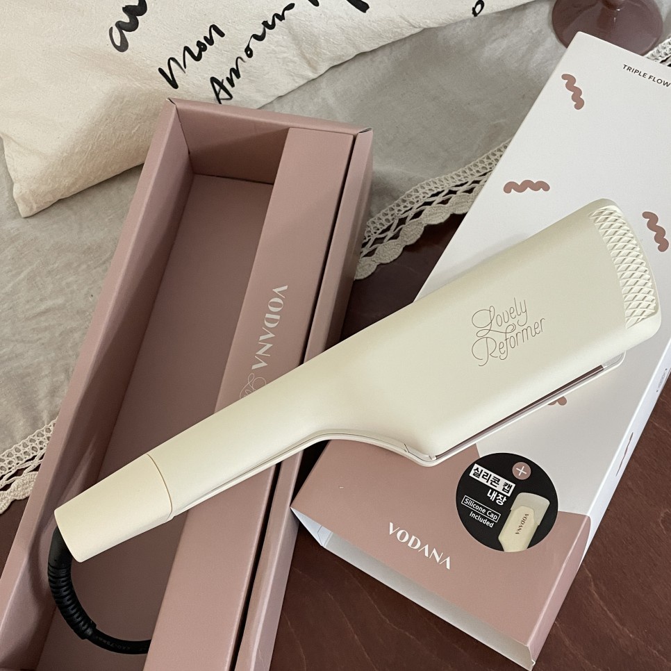 VODANA Máy dập tóc gợn sóng Máy uốn tóc size trung 32mm 40mm chính hãng Hàn Quốc