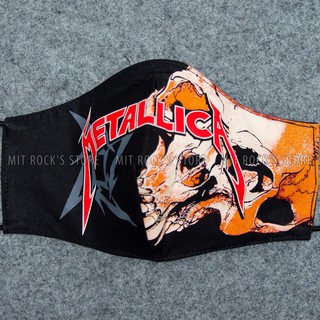 Khẩu trang Metallica - Hàng Thái Lan, in bền đẹp - Rockband Mask