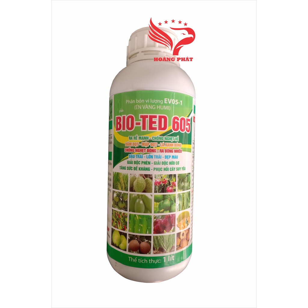 Phân Bón Lá Bioted 605 1L - Đâm Chồi, Mập Đọt - Tăng Sức Đề Kháng - Phục Hồi Cây Suy Yếu