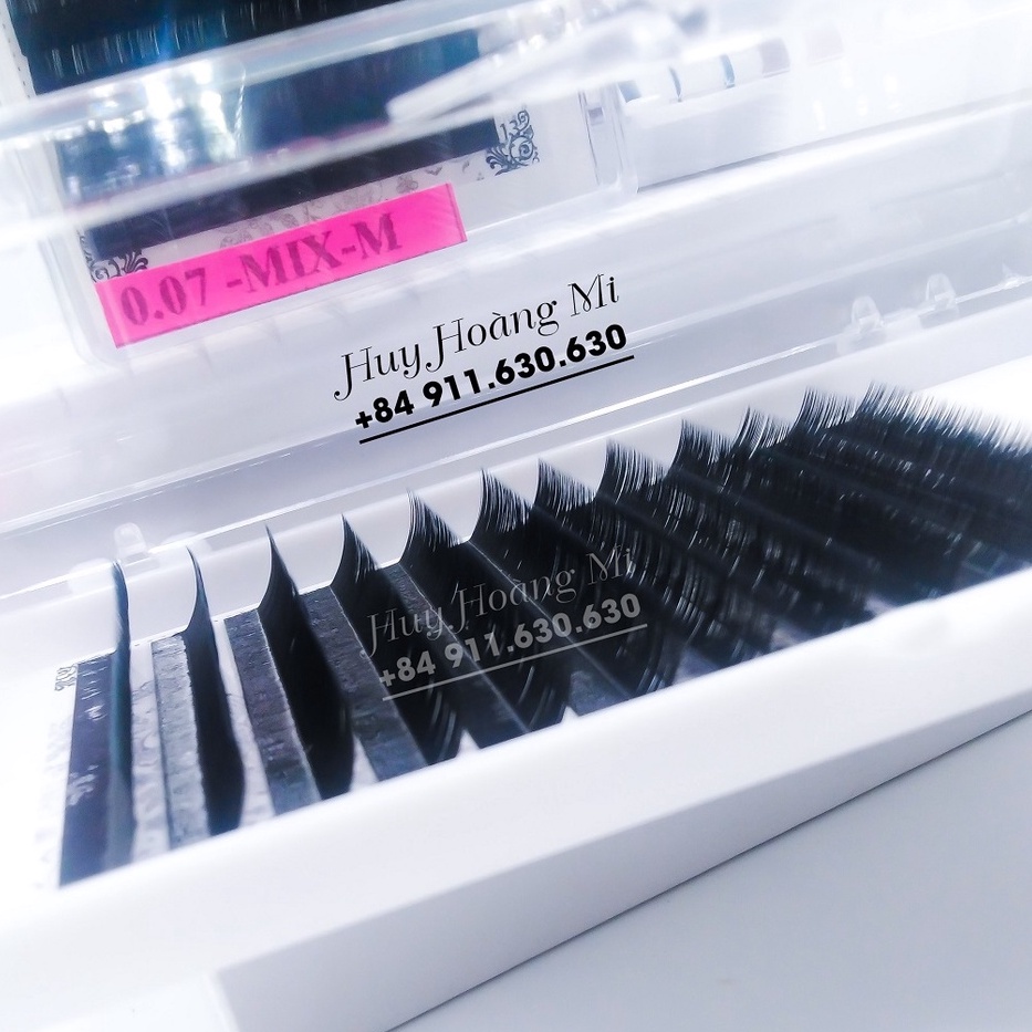 Mi mix (8-13) độ cong M _Dụng cụ nối mi_Huy Hoàng Mi