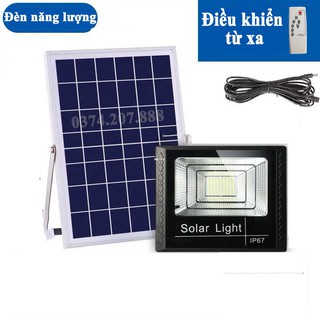 Đèn led năng lượng mặt trời, Đèn led pha năng lượng mặt trời 40w BABA [Den Nang Luong Mat Troi]