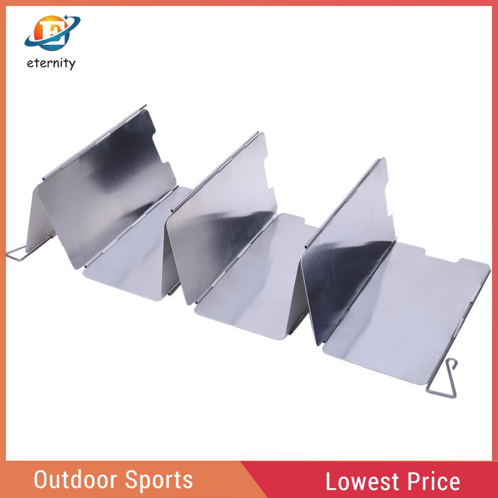 ※Eternity※Durable 9 Plates Foldable Burner Windshield Outdoor Camping Cooking Wind Shield※