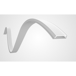 Combo 5 thanh 1m Thanh nhôm dẻo ngang18x5mm, thanh nhôm đèn LED uốn dẻo, uốn cong, vòng tròn , kết hợp LED dây trang trí