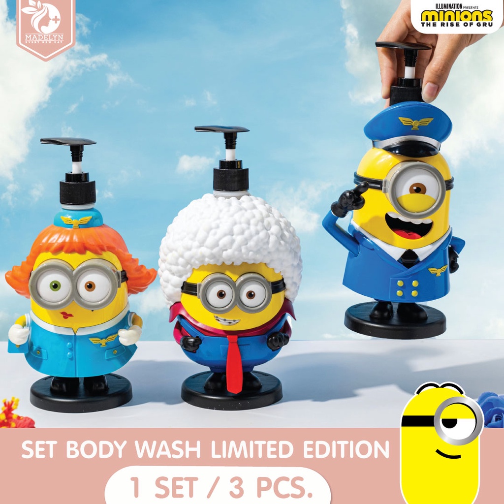 Sữa tắm trắng da Chamm dưỡng thể dưỡng trắng da Thái Lan Sữa tắm Minion Body Wash Sweet Blossom Limited cao cấp dưỡng ẩm