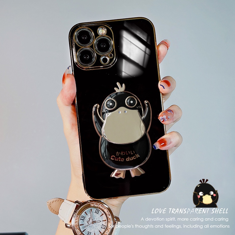 Ốp Điện Thoại in Hình Vịt 3d Chống Sốc Cho iPhone 6 plus 6s plus 7 plus 8 plus xs max xr 11 pro max 12 pro max 13 pro max