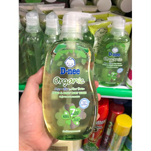 Sữa Tắm Gội Toàn Thân Cho Bé Dnee Organic Thái Lan