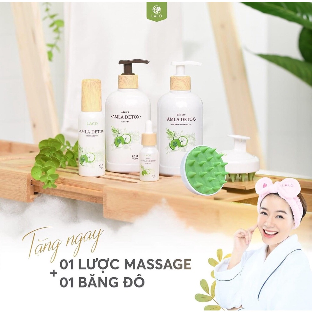🔥RẺ VÔ ĐỊCH🔥BỘ CHĂM SÓC TÓC AMLA DETOX