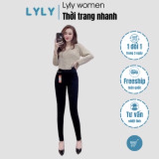 Quần legging cạp cao gen bụng khóa trước chất umi hàn cao cấp