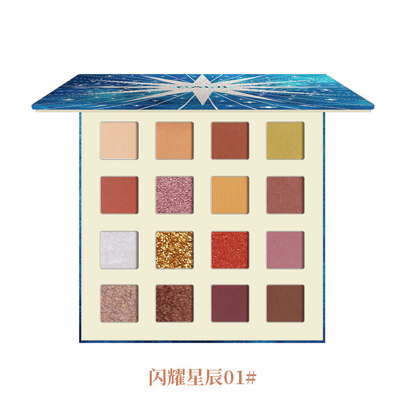 (hàng Mới Về) Bảng Phấn Mắt 16 Màu Sắc Hiệu Ứng Lì / Ánh Nhũ Tông Đất Thời Trang | BigBuy360 - bigbuy360.vn