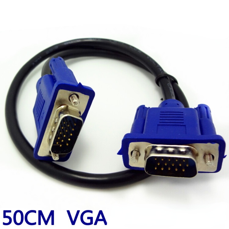 Dây Cáp vga 0.3M Kết Nối tv Máy Tính Siêu Ngắn 0.5M