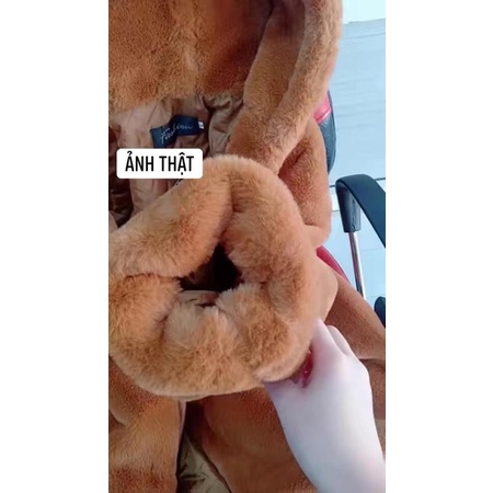 ÁO KHOÁC LÔNG TAI GẤU | BigBuy360 - bigbuy360.vn