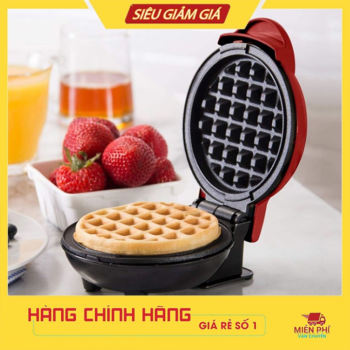 Máy làm bánh waffle mini, bánh tàn ong Sokany