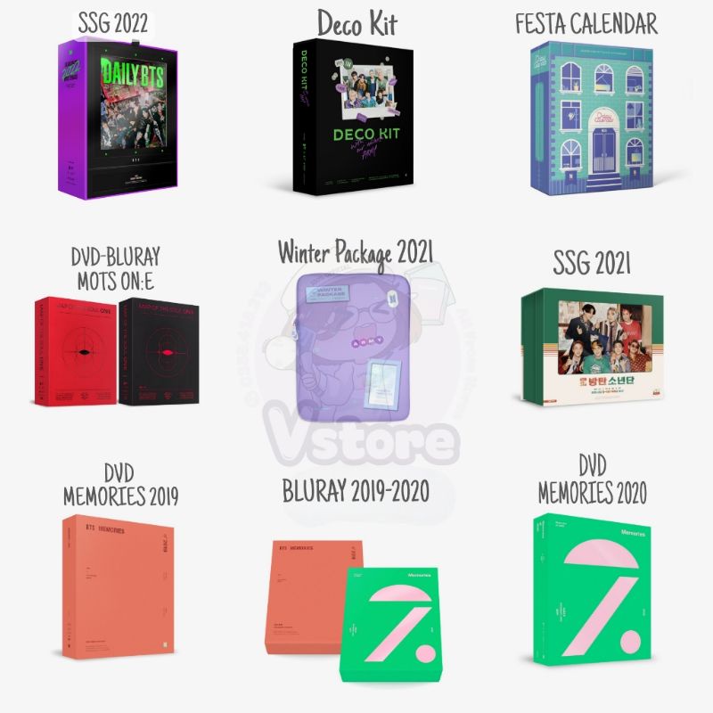 NHỮNG BỘ ẢNH HOT NHẤT NĂM 2019-2020 NHÓM BTS | BTS WISHLIST (HÀNG SẴN)