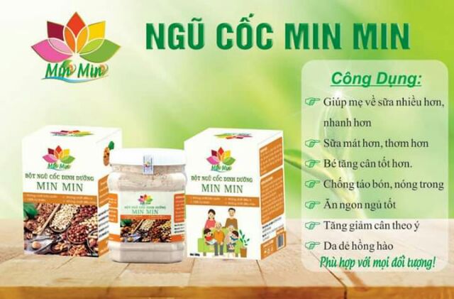 Ngũ Cốc Dinh Dưỡng Min Min 18 Loại Hạt