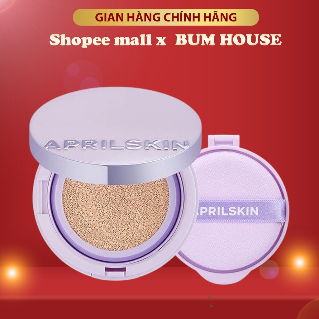 New 2022 Phấn Nước April Skin Ultra Slim Cushion (Kèm Lõi)