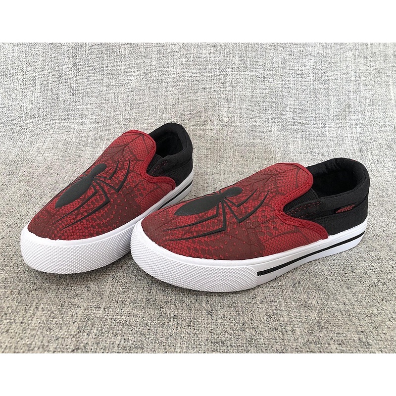 Giày lười Slip on Spiderman hàng xuất cho bé size đại