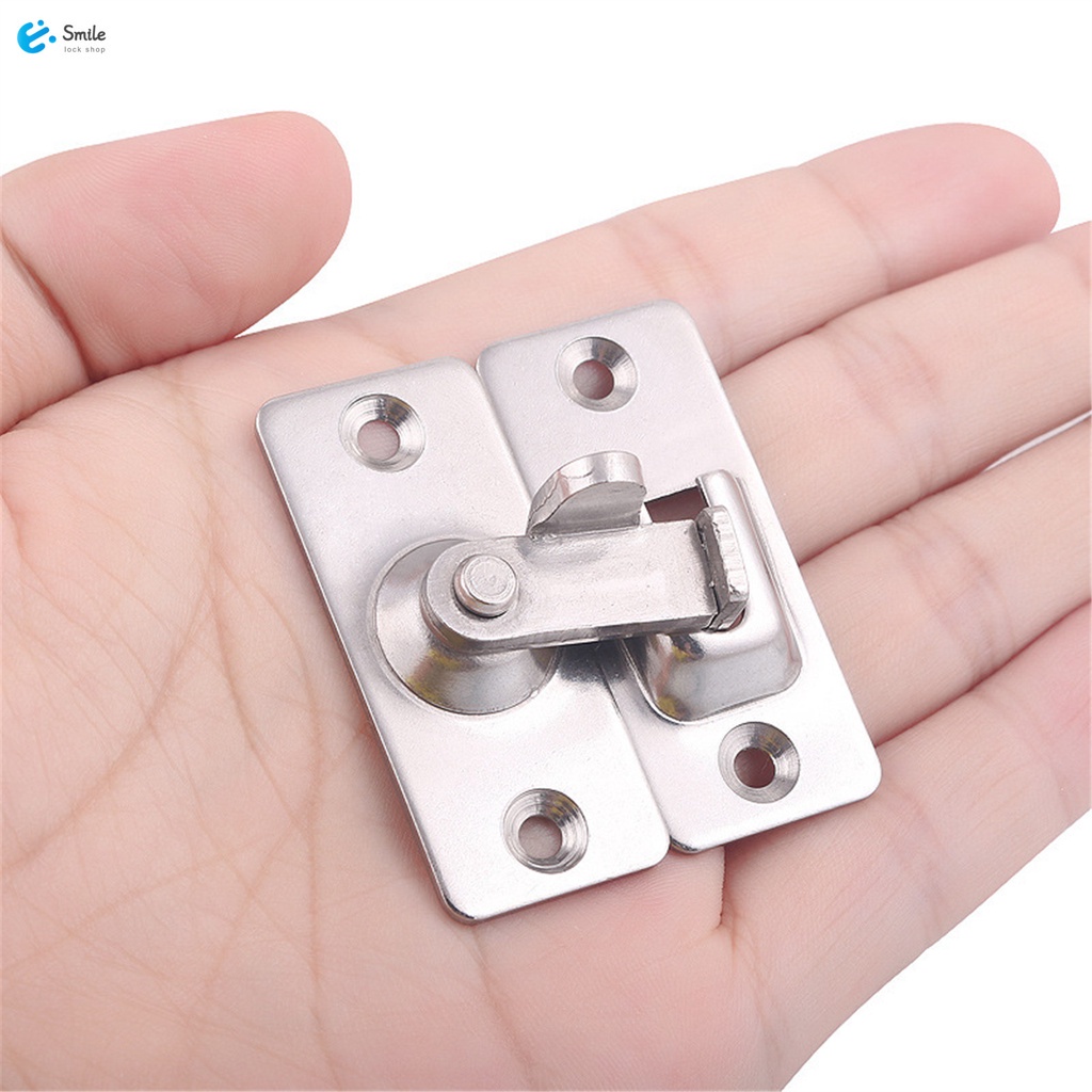 Chốt Khóa Cửa Trượt Góc Phải 90 Độ Bằng Inox 304 Tiện Dụng Cho Gia Đình