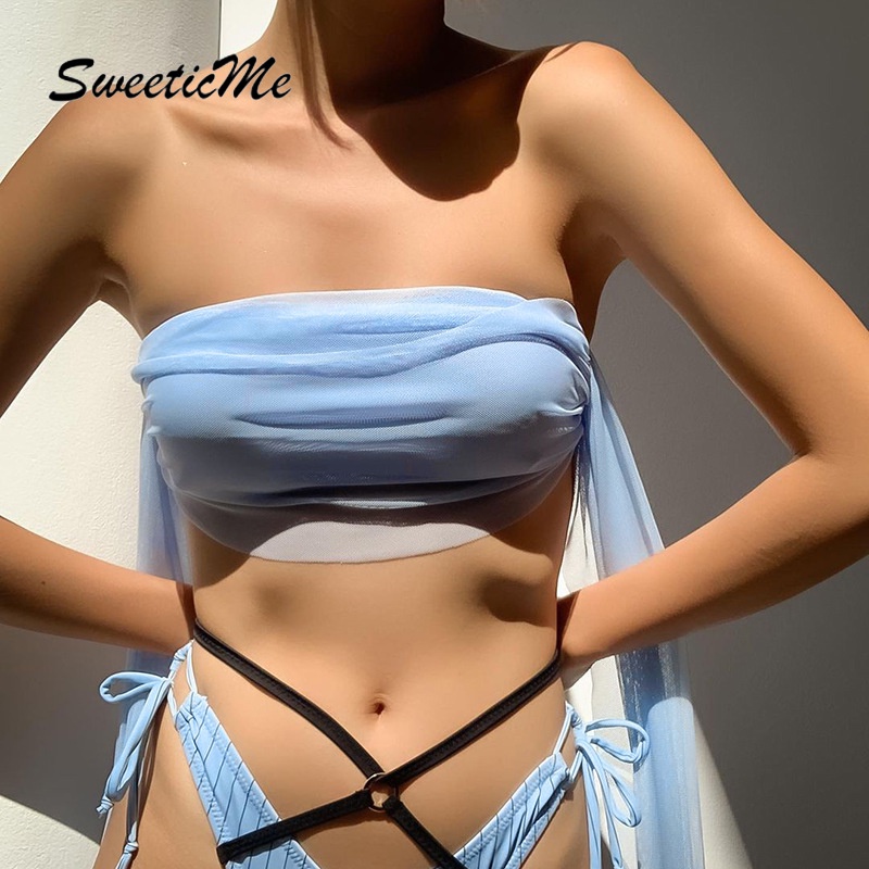 Áo Ống Không Dây Sweeticme 2021 Mới Gợi Cảm Cho Nữ | BigBuy360 - bigbuy360.vn