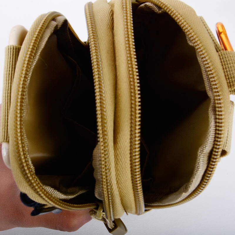 Túi đeo hông đi phượt, túi đeo thắt lưng vải 600D Oxford chống nước tiện dụng đựng điện thoại 6.5 inch