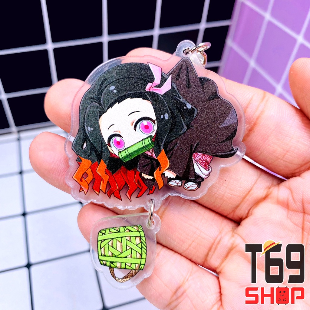 Móc khóa mica anime Kimetsu no Yaiba - Nhóm 13