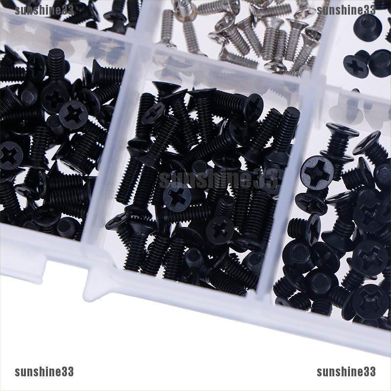 【COD•suns】500pcs laptop computer screws set universal screw m2 m2.3 m3