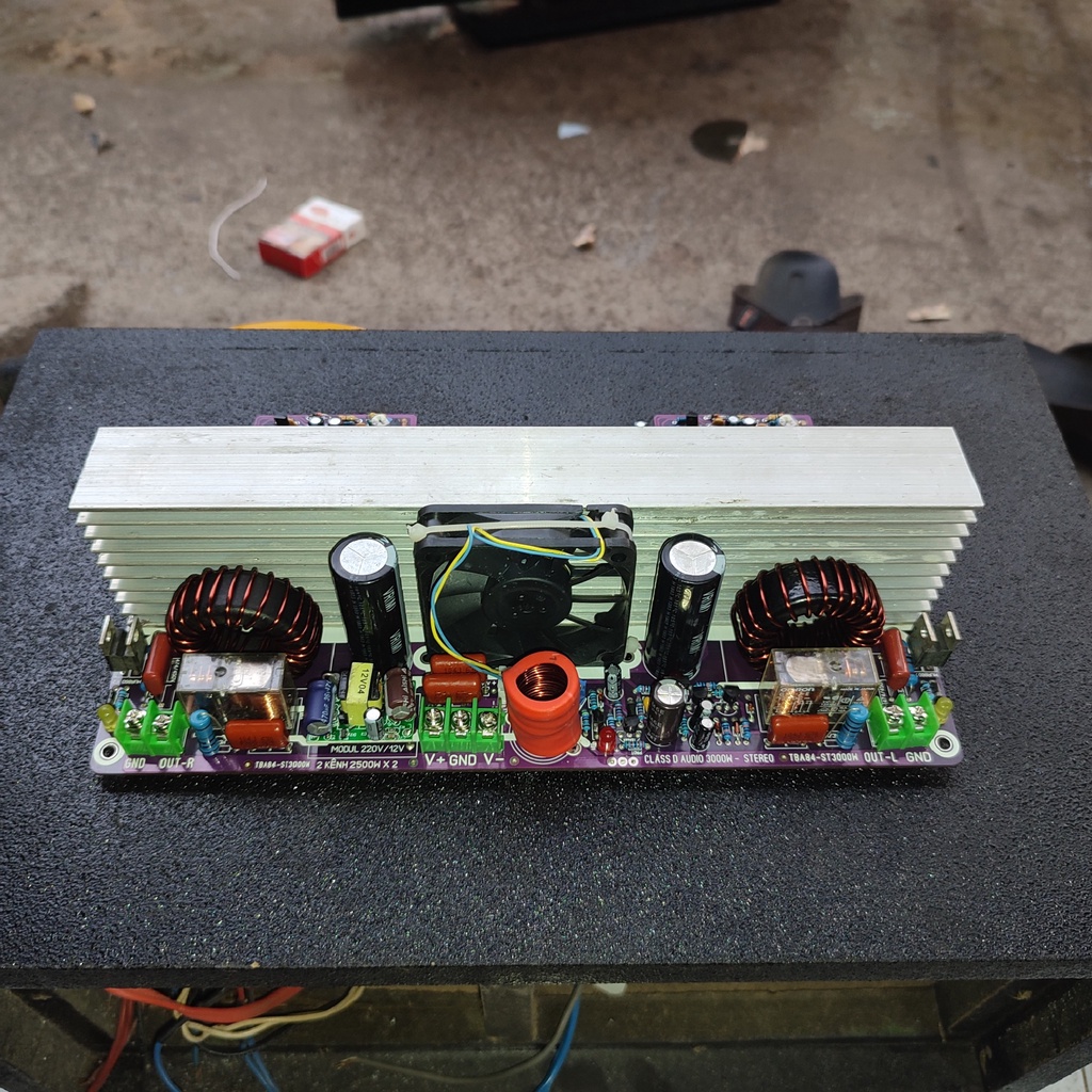 Mạch công suất class D 2 kênh stereo 2500W x 2