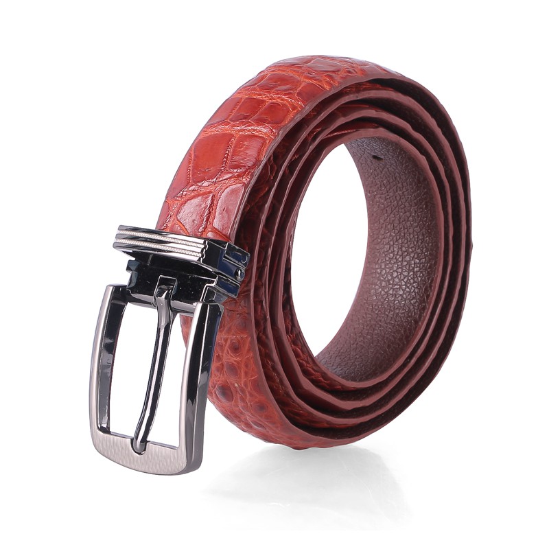 Dây thắt lưng nữ da cá sấu Huy Hoàng màu đen, nâu đỏ, vàng bò, nâu đất HP5201-02-03-09