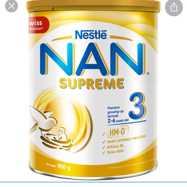 Nan supreme 3 (800g)mau mới