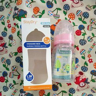 Bình sữa PP cổ hẹp StayDry - McGoldson (140ml)