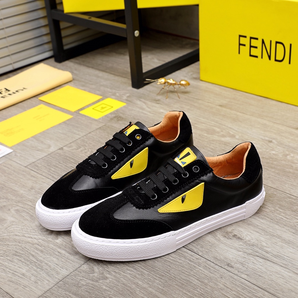 Giày sneakers nam da thật FENDI FD thiết kế độc đáo và năng động mang đến sự tươi trẻ