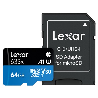 Thẻ Nhớ Lexar Micro SDXC 633X 32G và 64G (95MB/s) (Có SD Adapter) - Hàng Chính Hãng | BigBuy360 - bigbuy360.vn