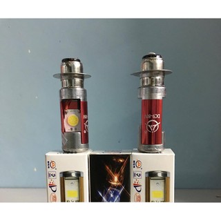 1 ĐÔI ĐÈN PHA LED CHÂN M5  CHO  XE ĐỜI CŨ : DREAM,WAVE