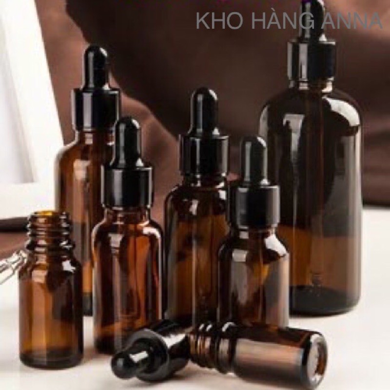 10 LỌ CHIẾT TINH DẦU -LỌ ĐỰNG SERUM- CHAI THUỶ TINH ĐẦU BÓP GIỌT