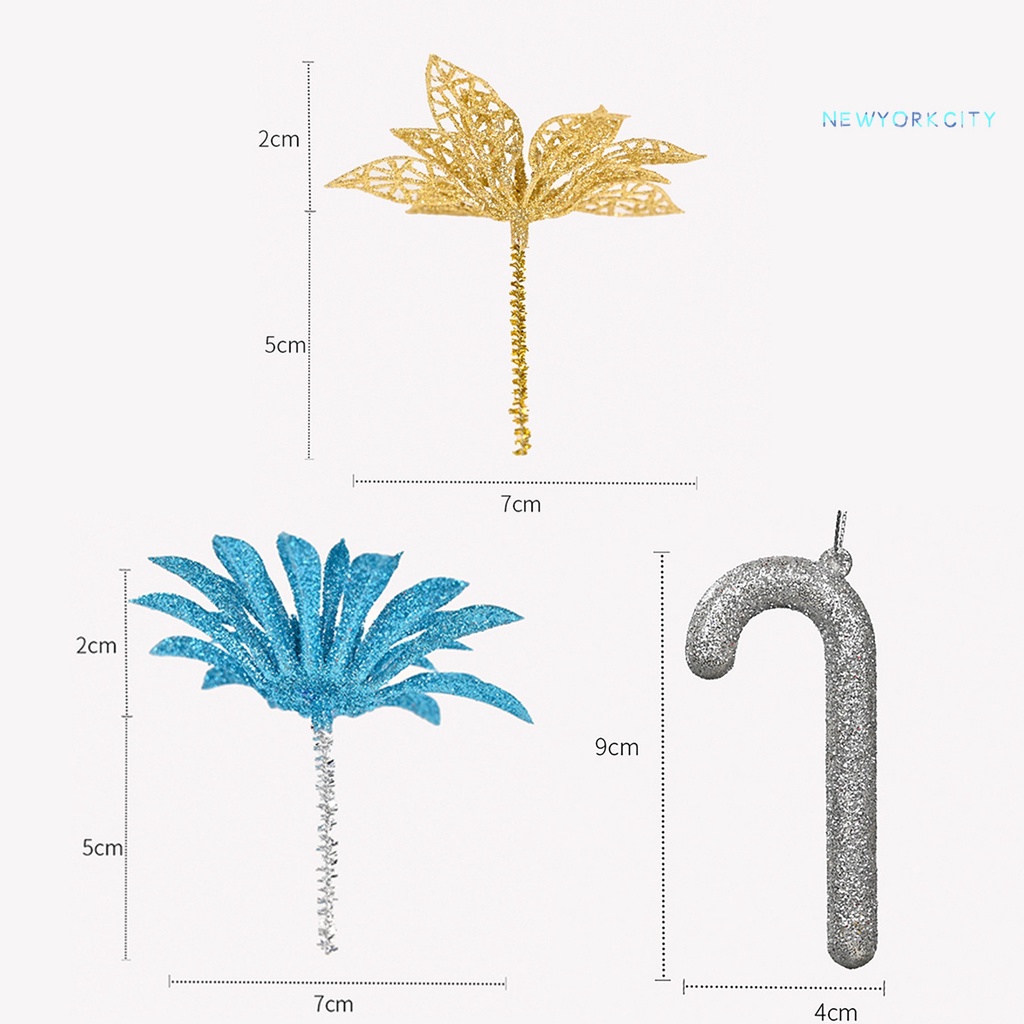 Túi 6 Hoa Treo Trang Trí Giáng Sinh Chống Mài Mòn